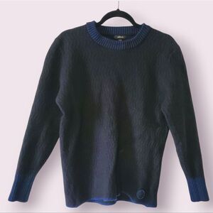 Allbirds The Jumper Black 100% Merino Wool Crewneck Sweater Women's Size Medium